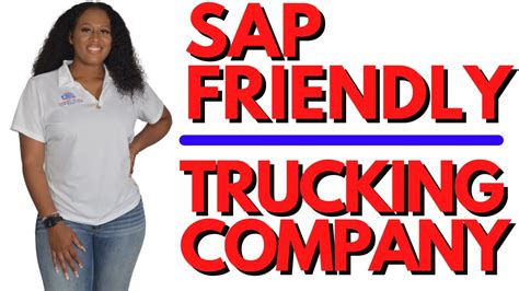 A magnifying glass. . Trucking companies that accept sap program
